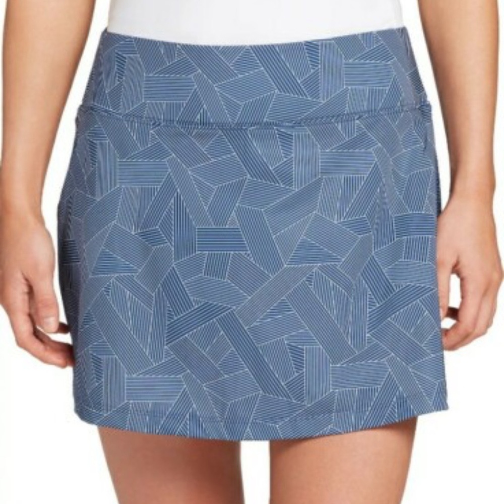 PRINCE Women's Navy Stripe Active Tennis Skort